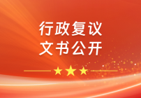 行政复议文书公开